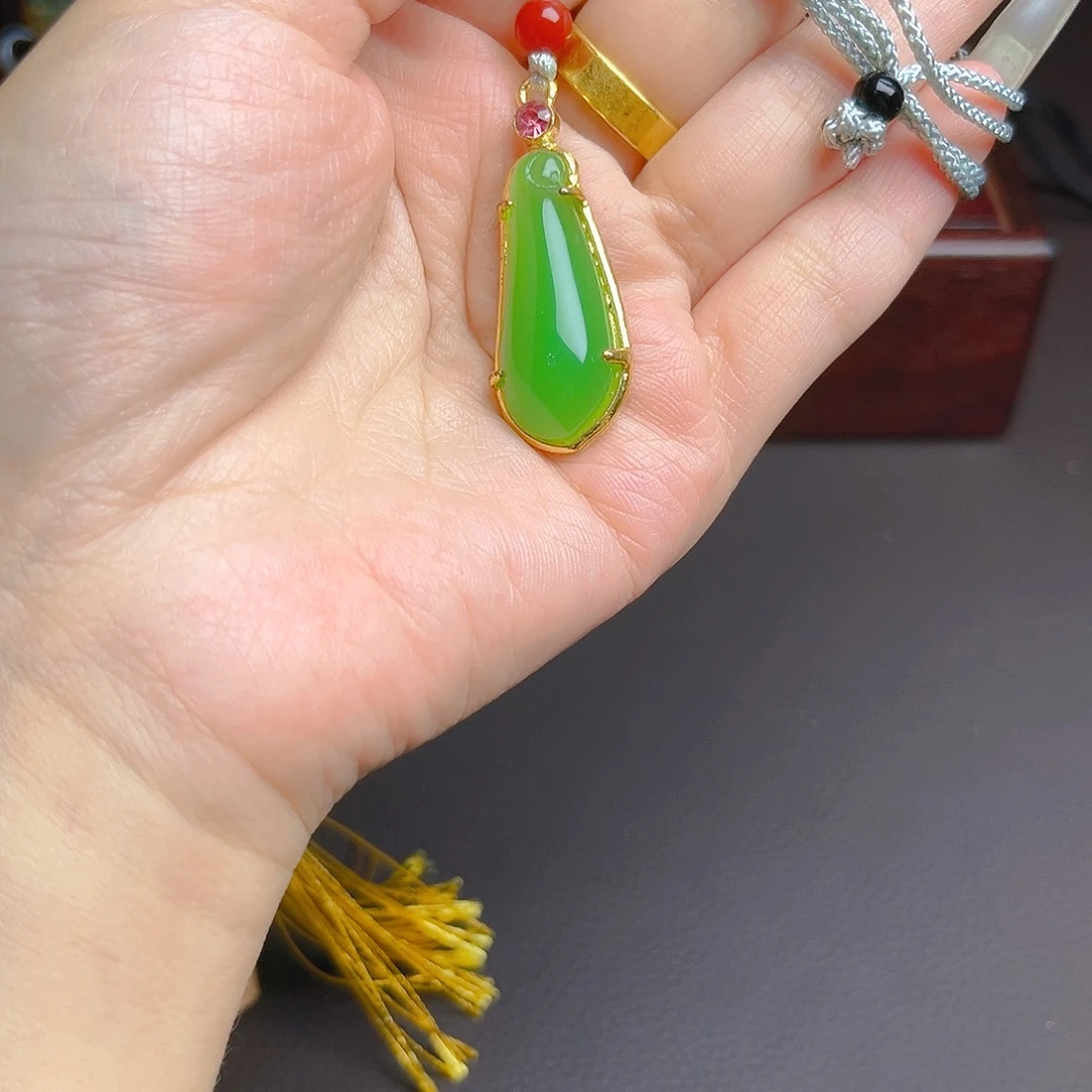 手链未镶嵌和田玉（糖玉）