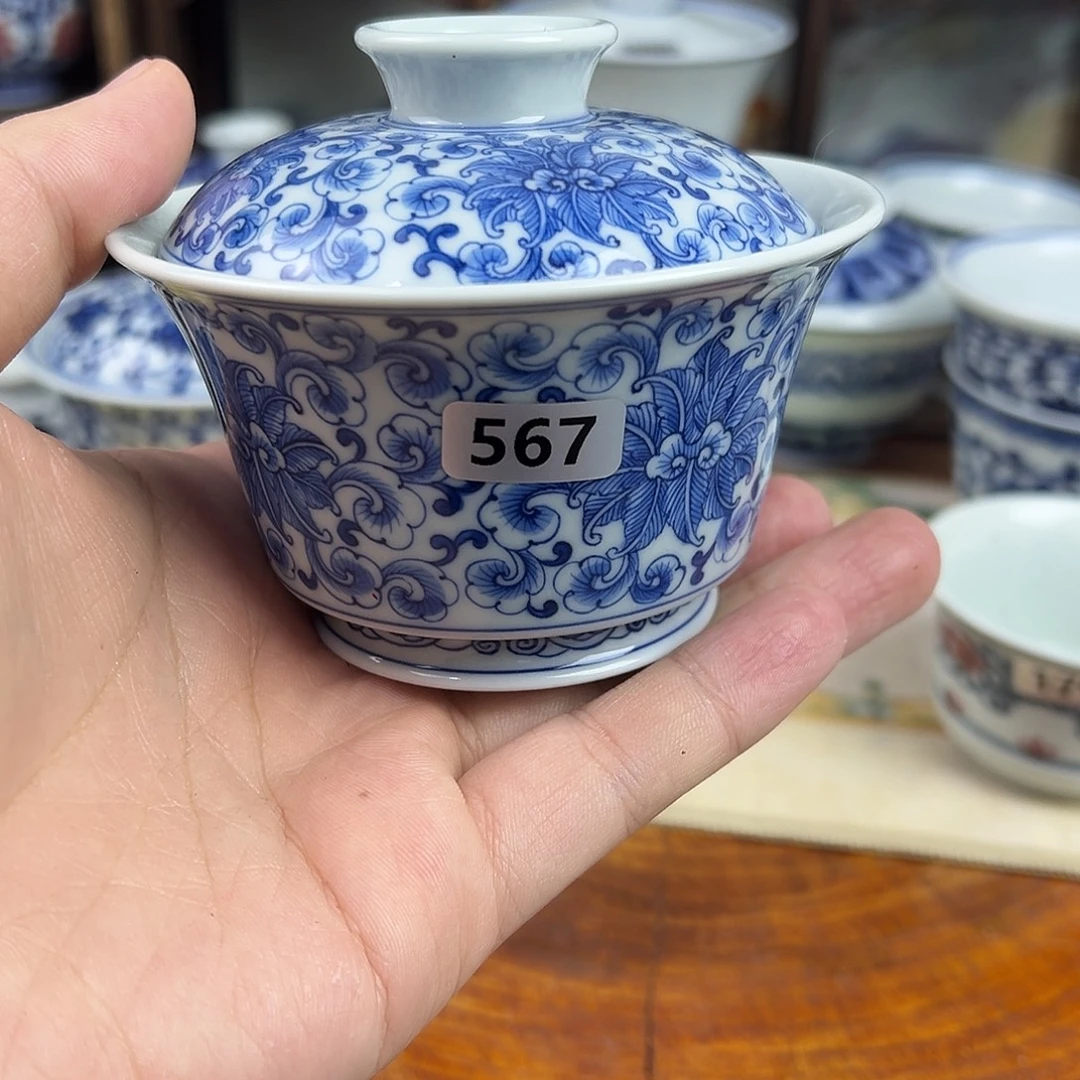 567。            盖碗