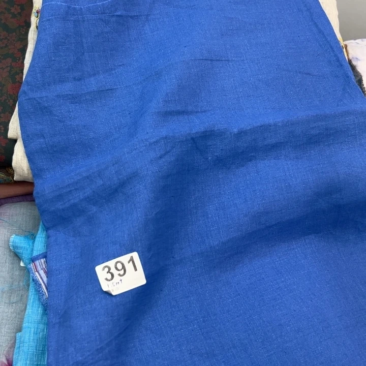 麻391纯亚麻色纺布1.5米