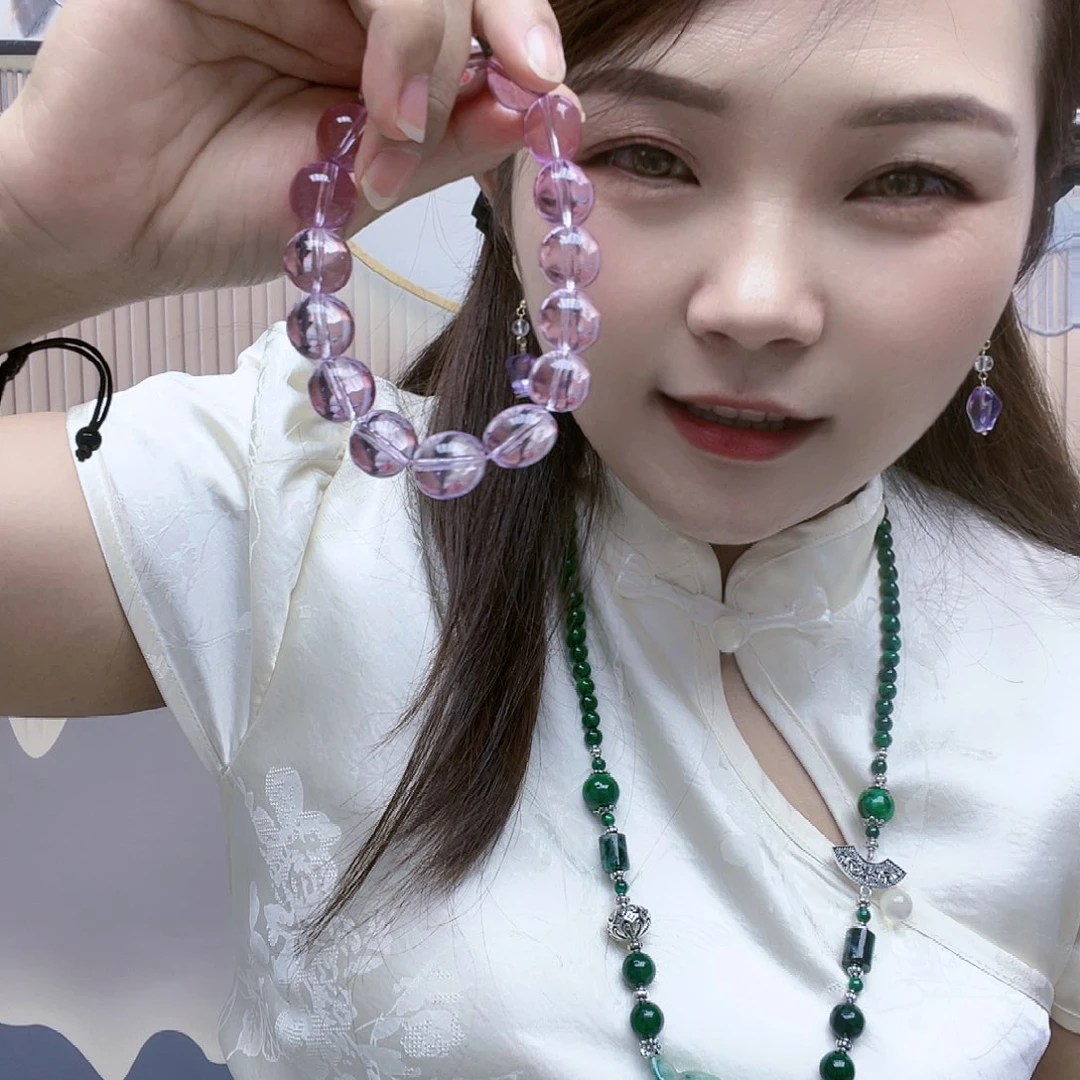 【闪购商品】烟晶手链合金