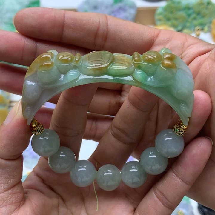 颈饰未镶嵌翡翠翡翠