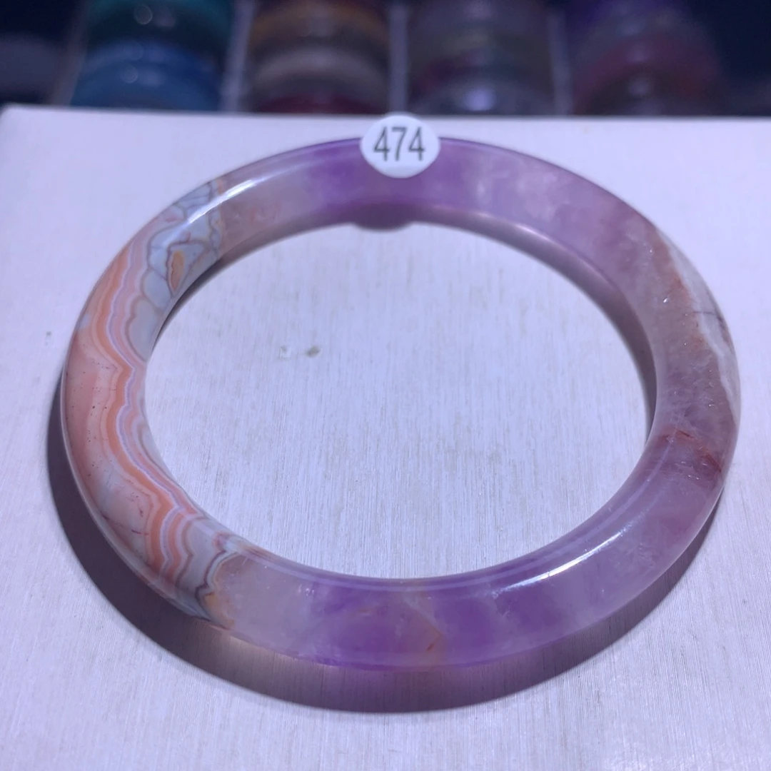 银S925镶嵌手镯水晶极光58圈474