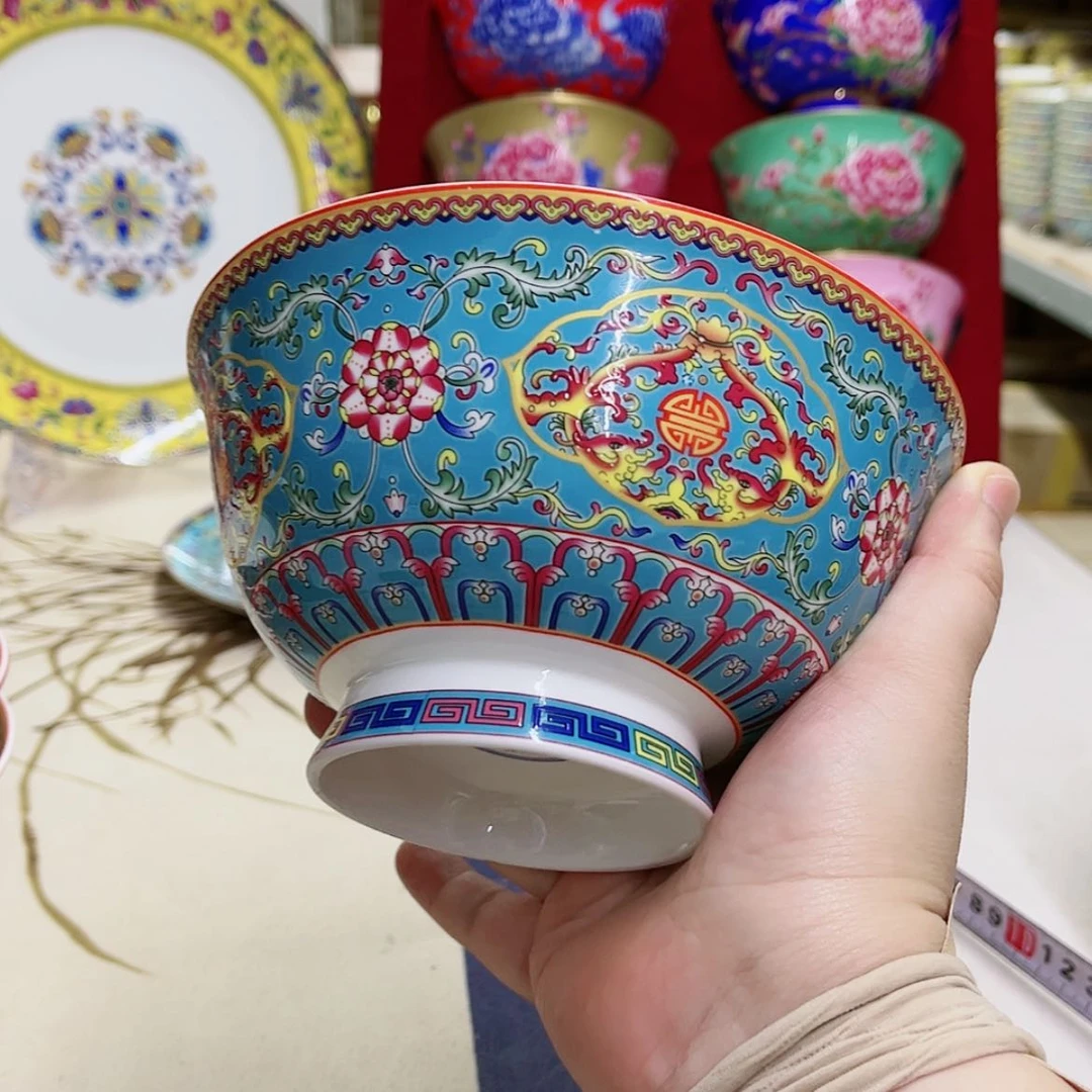 【闪购商品】珐琅6英寸1湖水蓝。。。。。