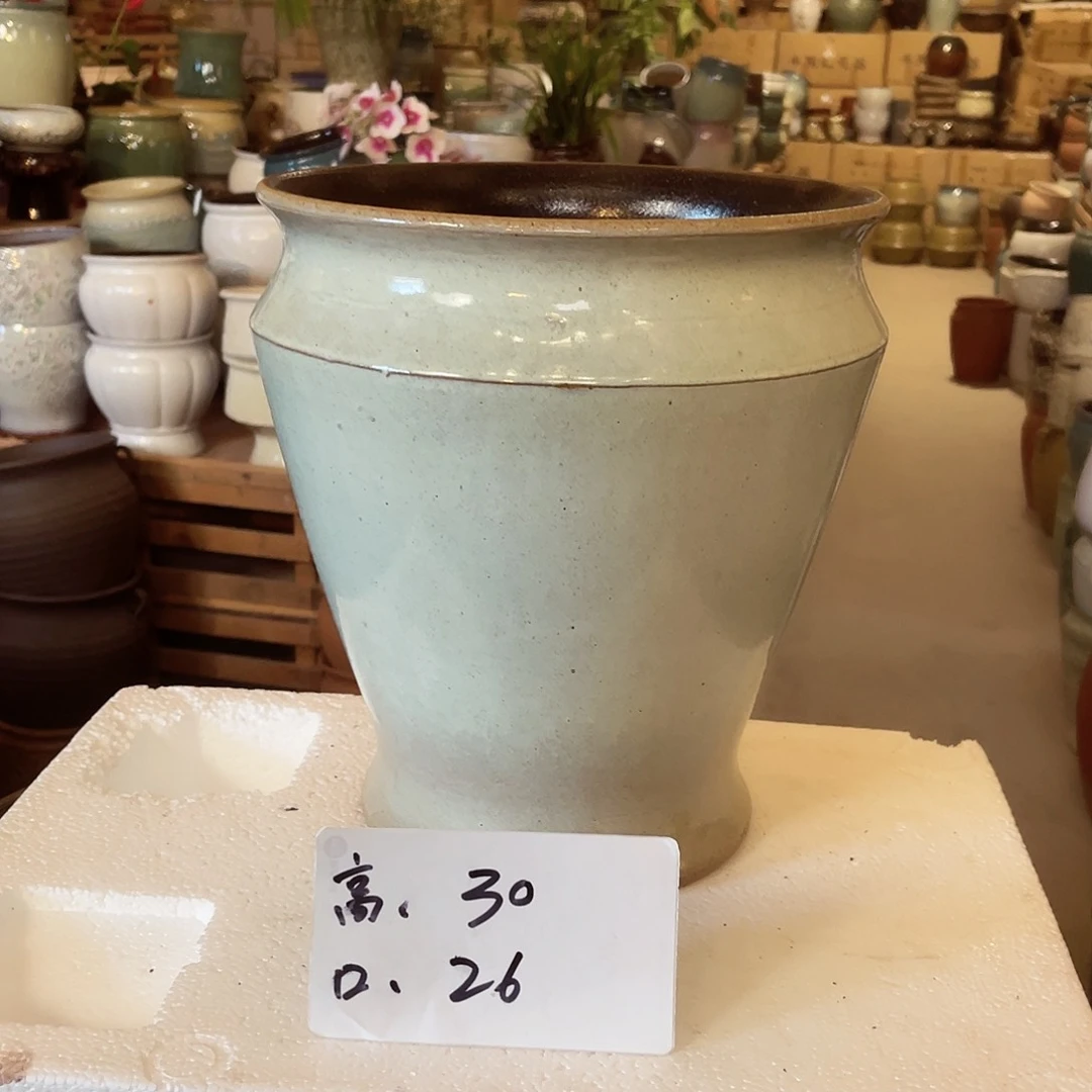 紫砂花盆高度30口径26