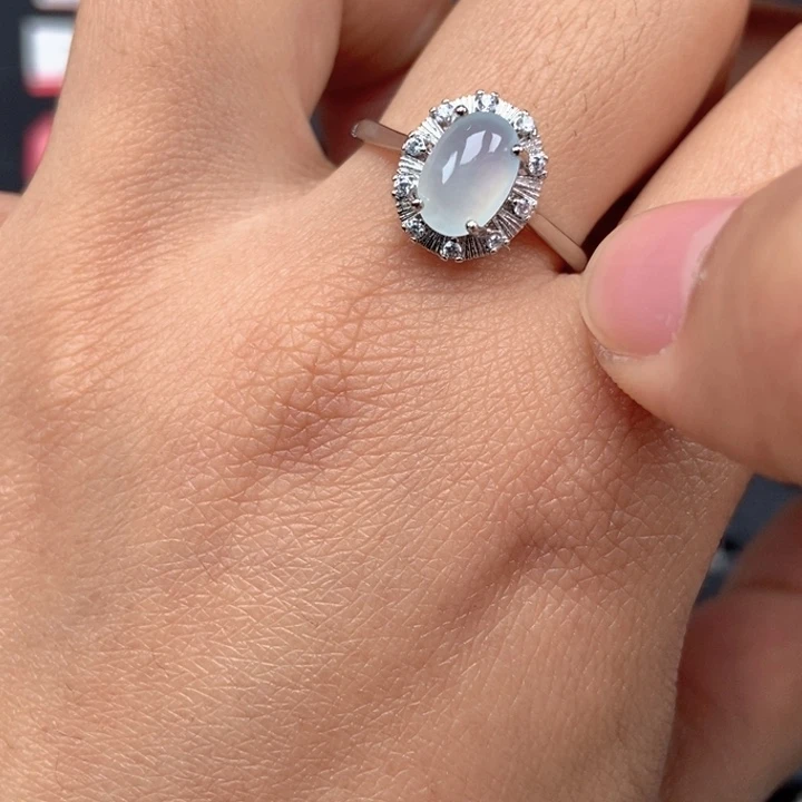 翡翠未镶嵌戒指戒指