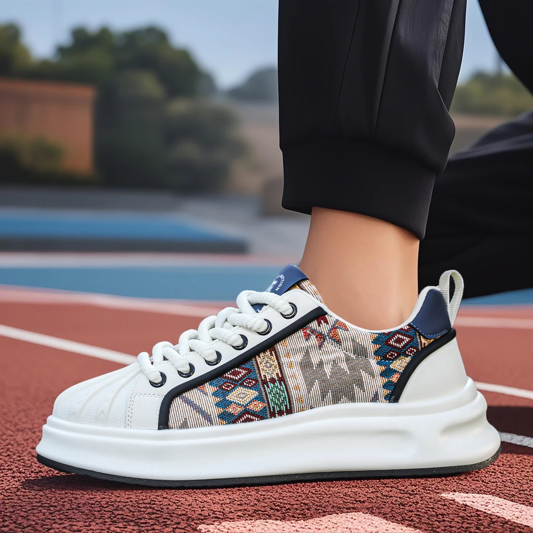 贝壳头厚底轻便运动休闲板鞋2025春季新款上市时尚潮流百搭-988#