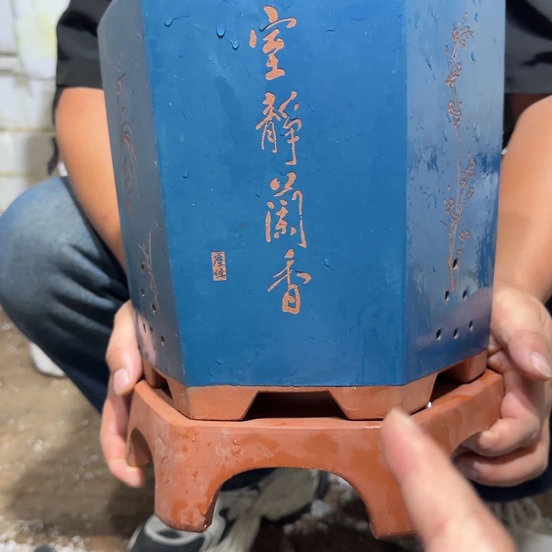 花盆紫砂口径20 19高度22