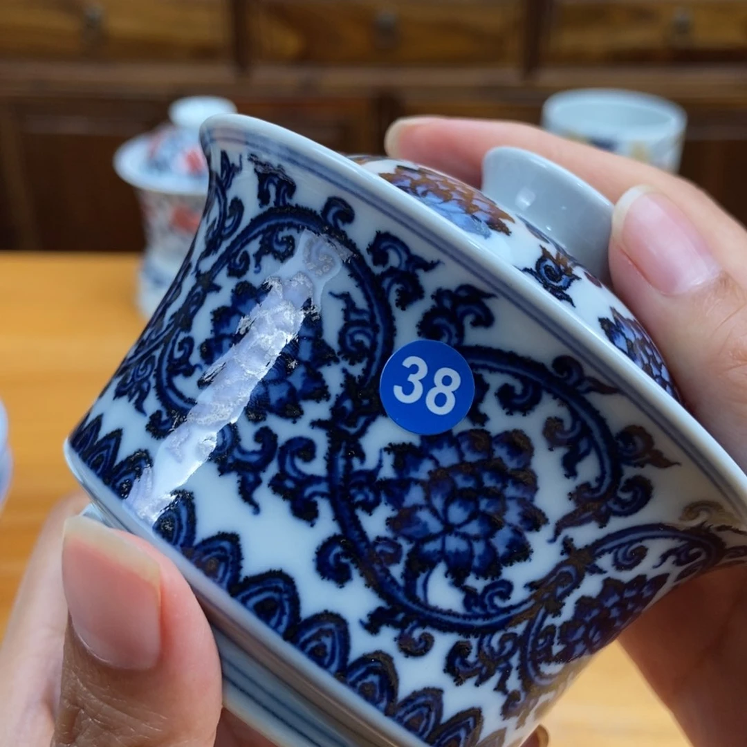 手绘现代茶具非古董