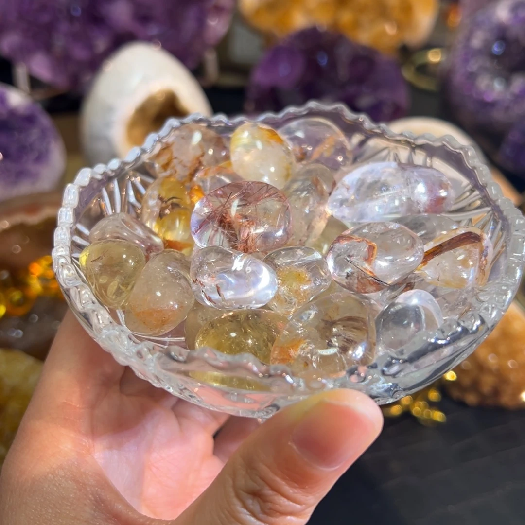 珠宝半成品水晶未镶嵌胶花16