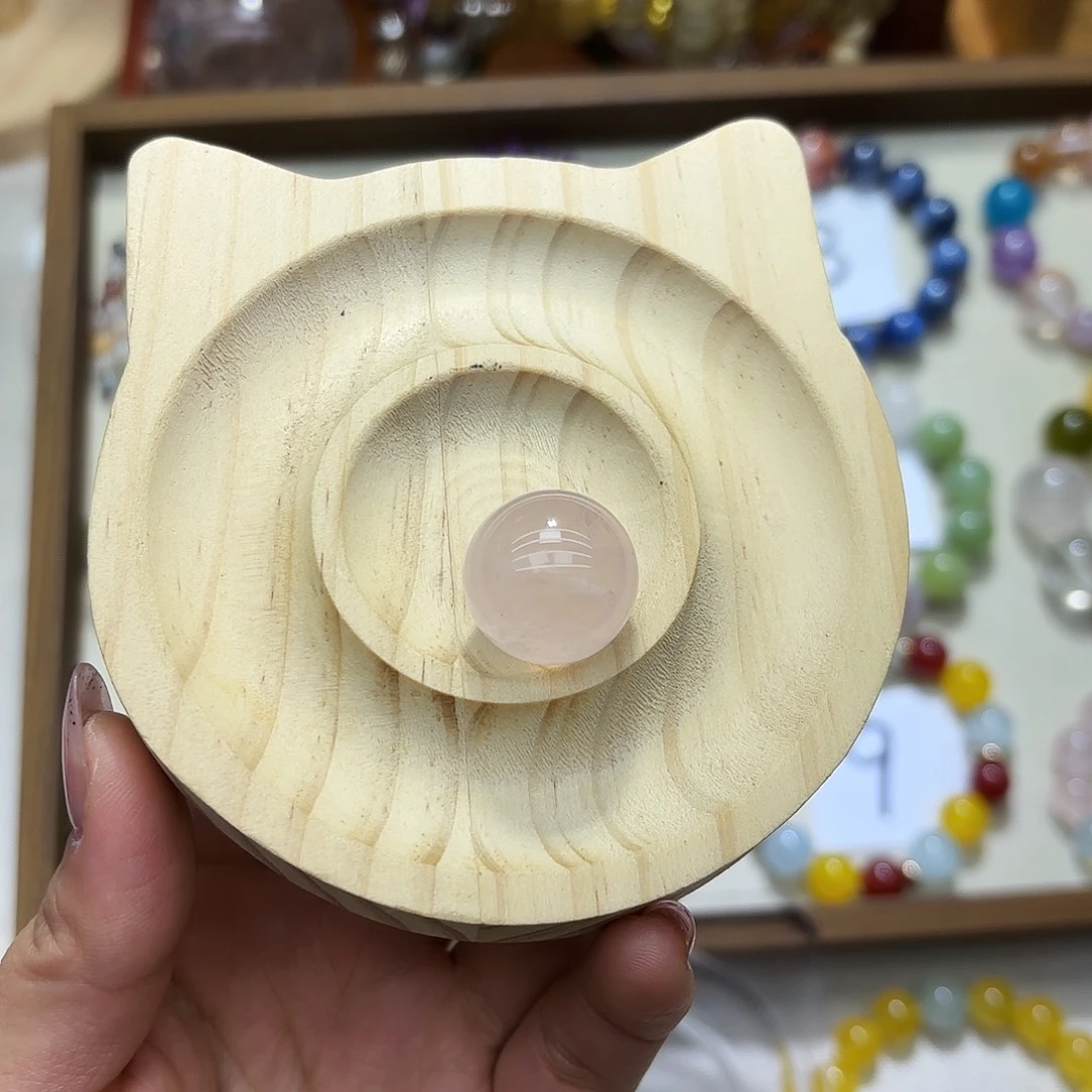 石英石粉色单珠高级感