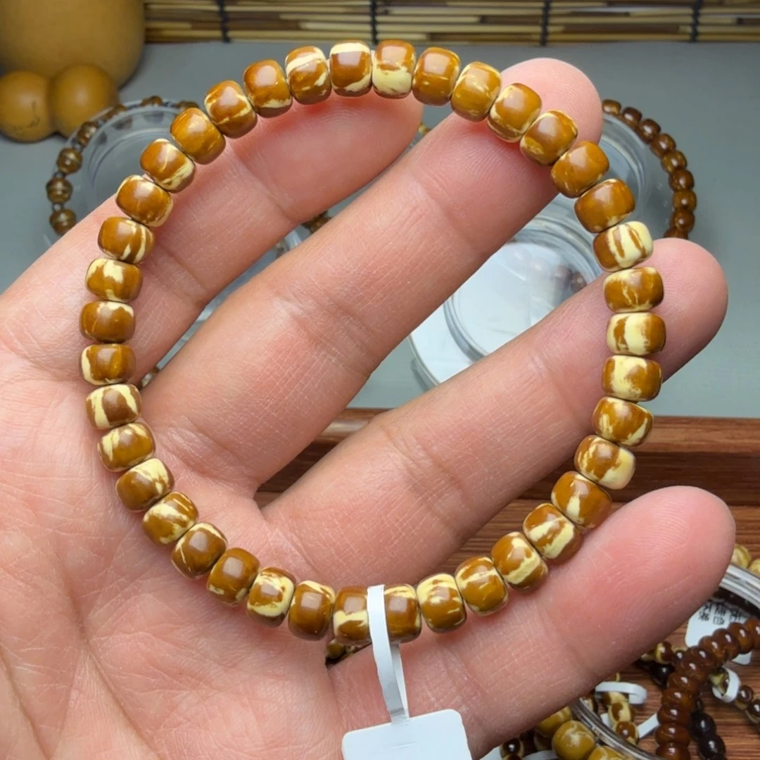 紫金鼠吊坠卡7 奶盖花皮纯肉鼠尖紫金鼠手串