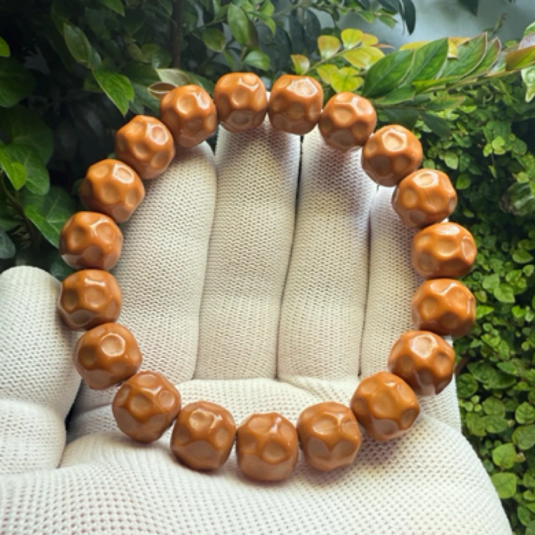 猴头核桃二等奶酪手串尺寸10-14(非全品介意勿拍）