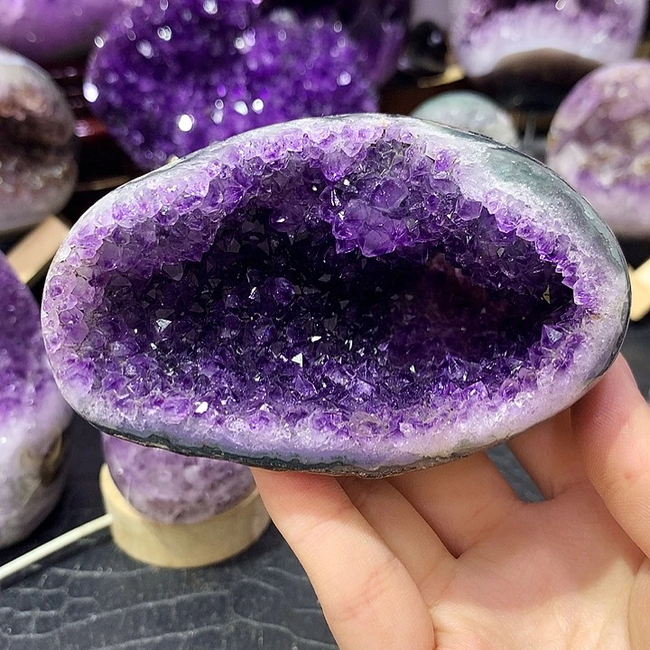 小***》未镶嵌紫晶珠宝半成品