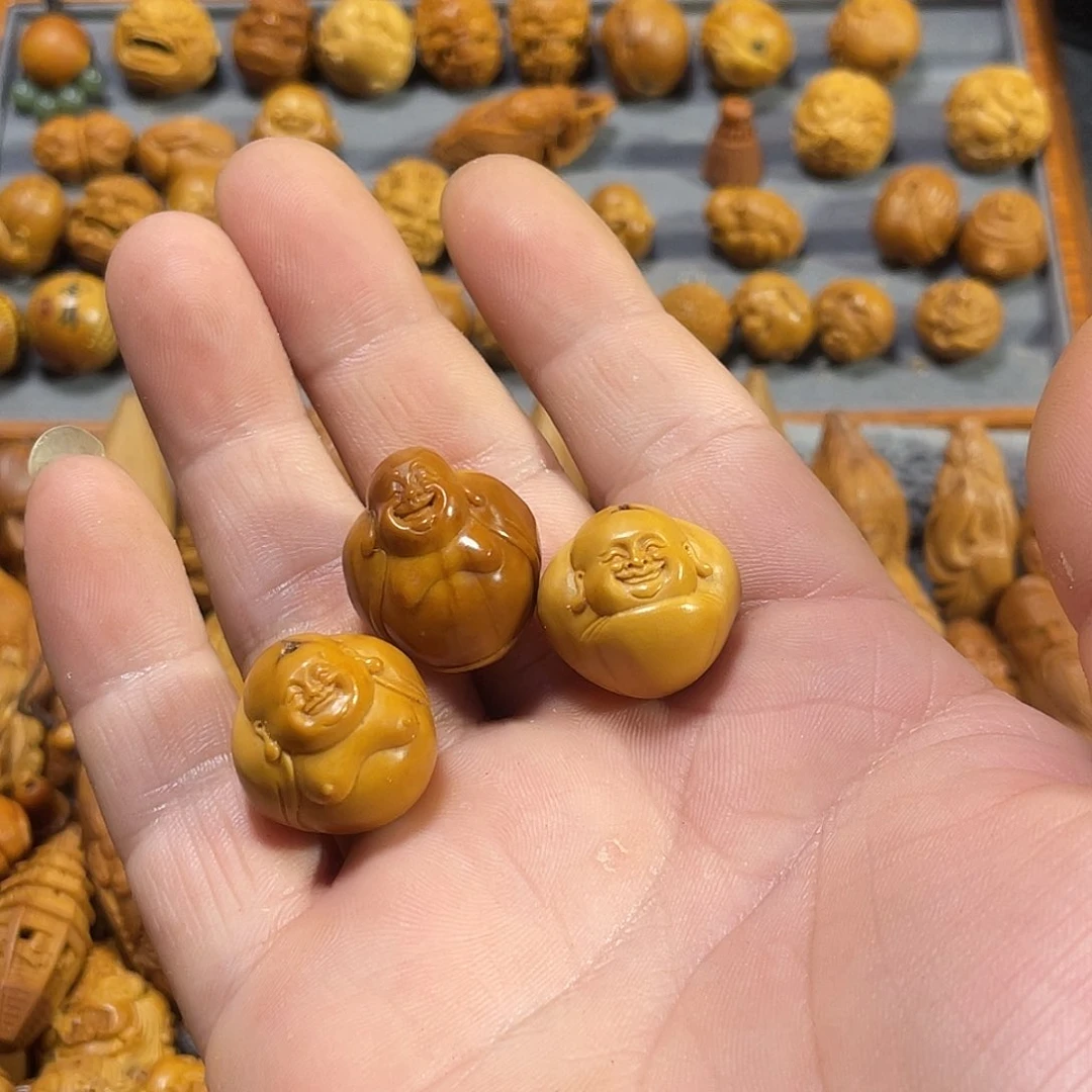 橄榄核手串/手链娃***的特价弥勒3颗767
