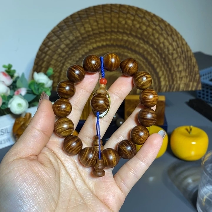 金丝楠眼**哥金丝楠木手串