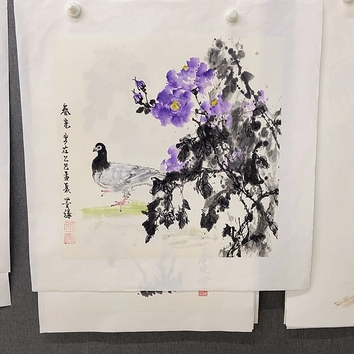 国画手寫手繪作品120