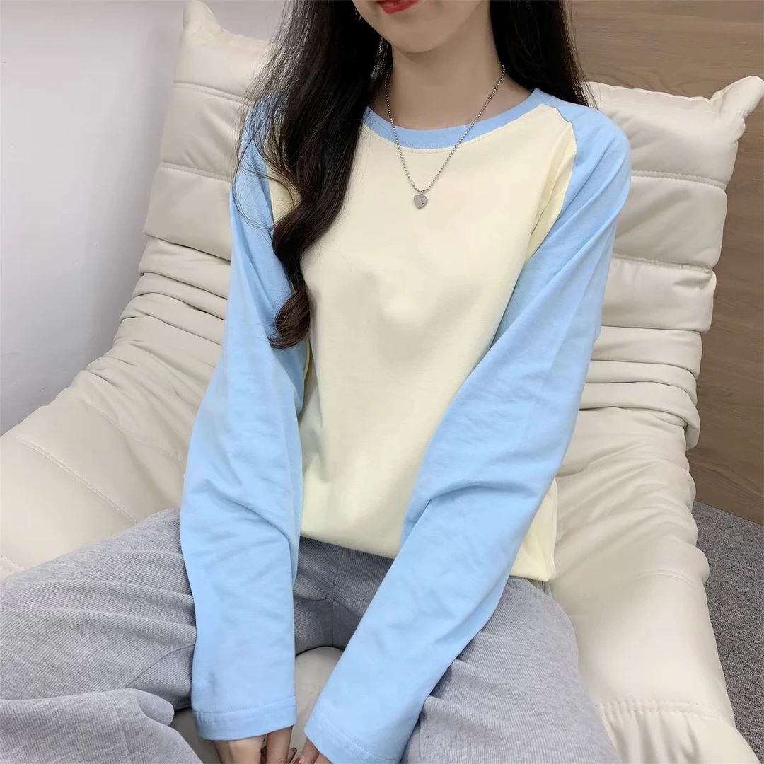 【直播间拍】现货B01-100非主图百搭休闲长袖打底