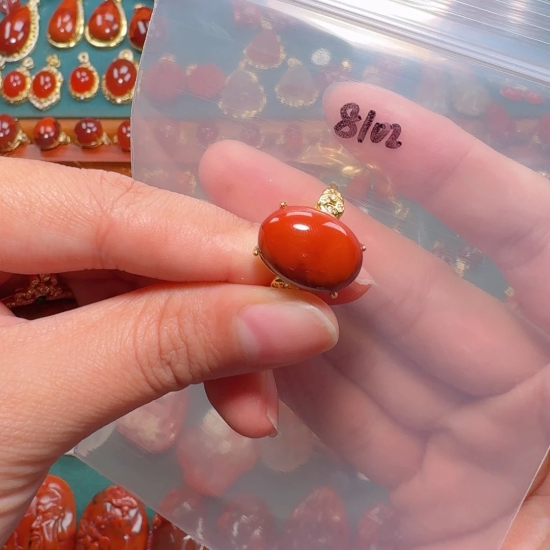 南红玛瑙南红银S925镶嵌凤**天