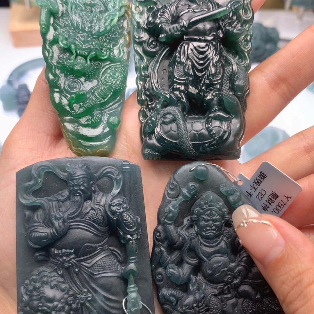 定制翡翠未镶嵌瘦***王毛货不退不换