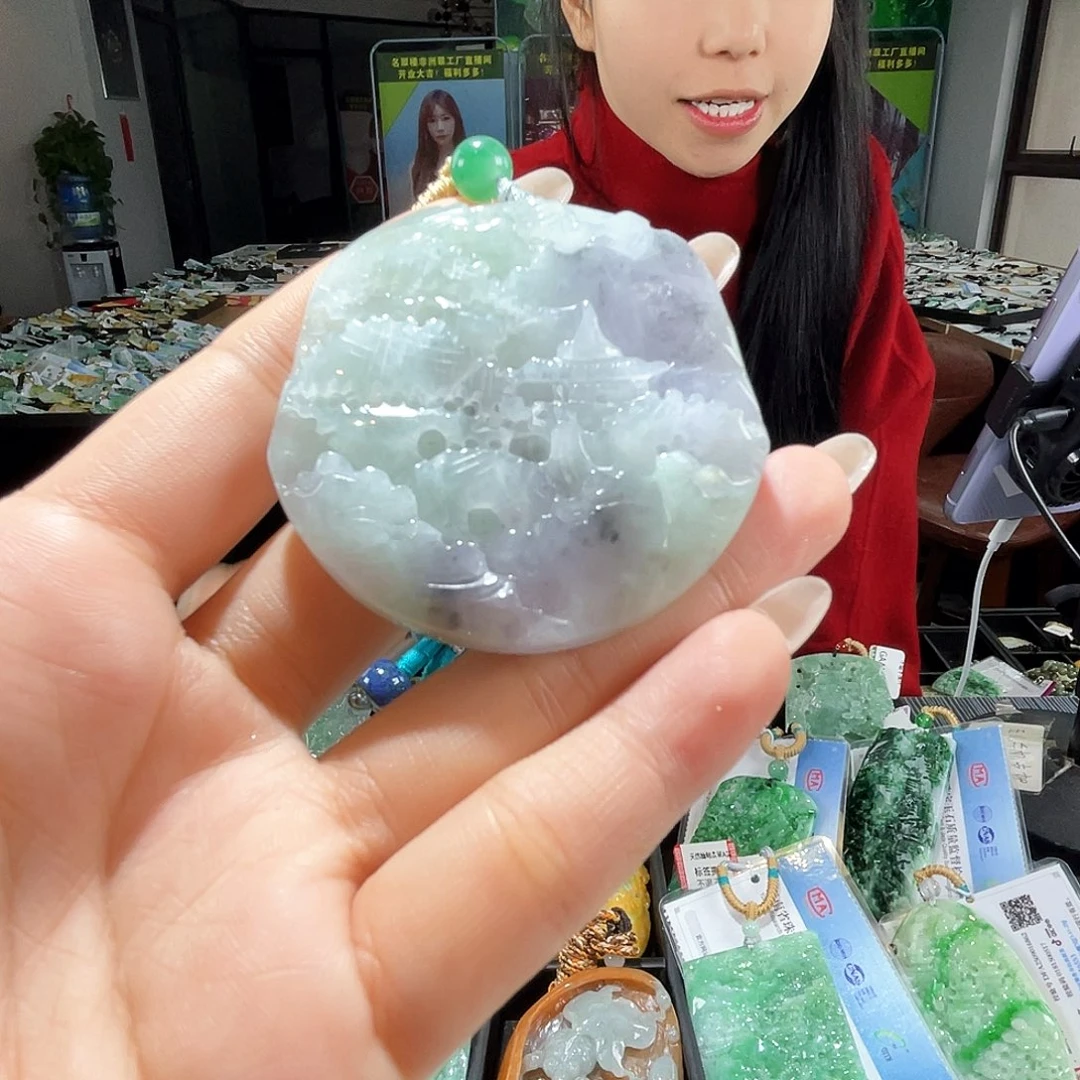 颈饰未镶嵌翡翠一