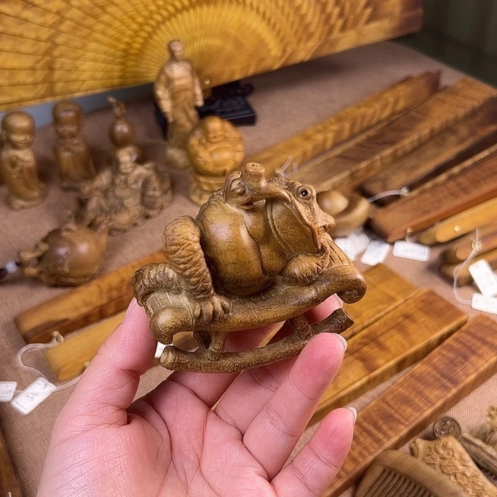 木金丝楠木招财金蟾