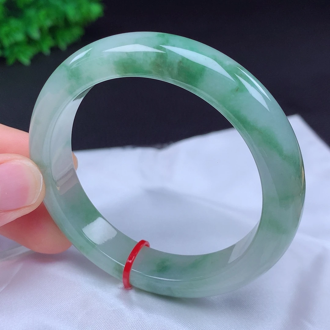 翡翠未镶嵌手镯56圈431529