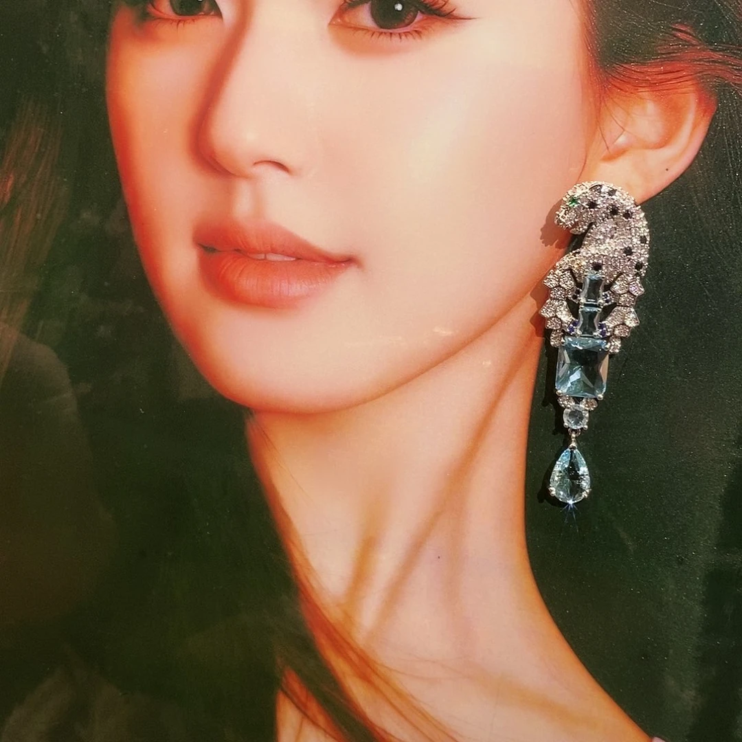 【闪购商品】纯铜925银锆石衔*啊