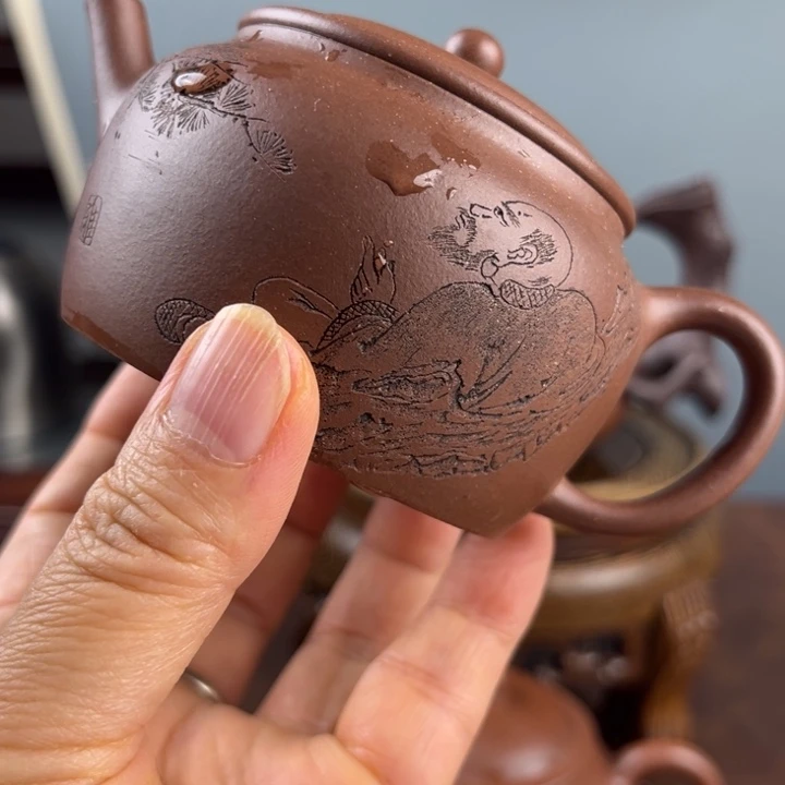 紫砂茶杯在这样我会想