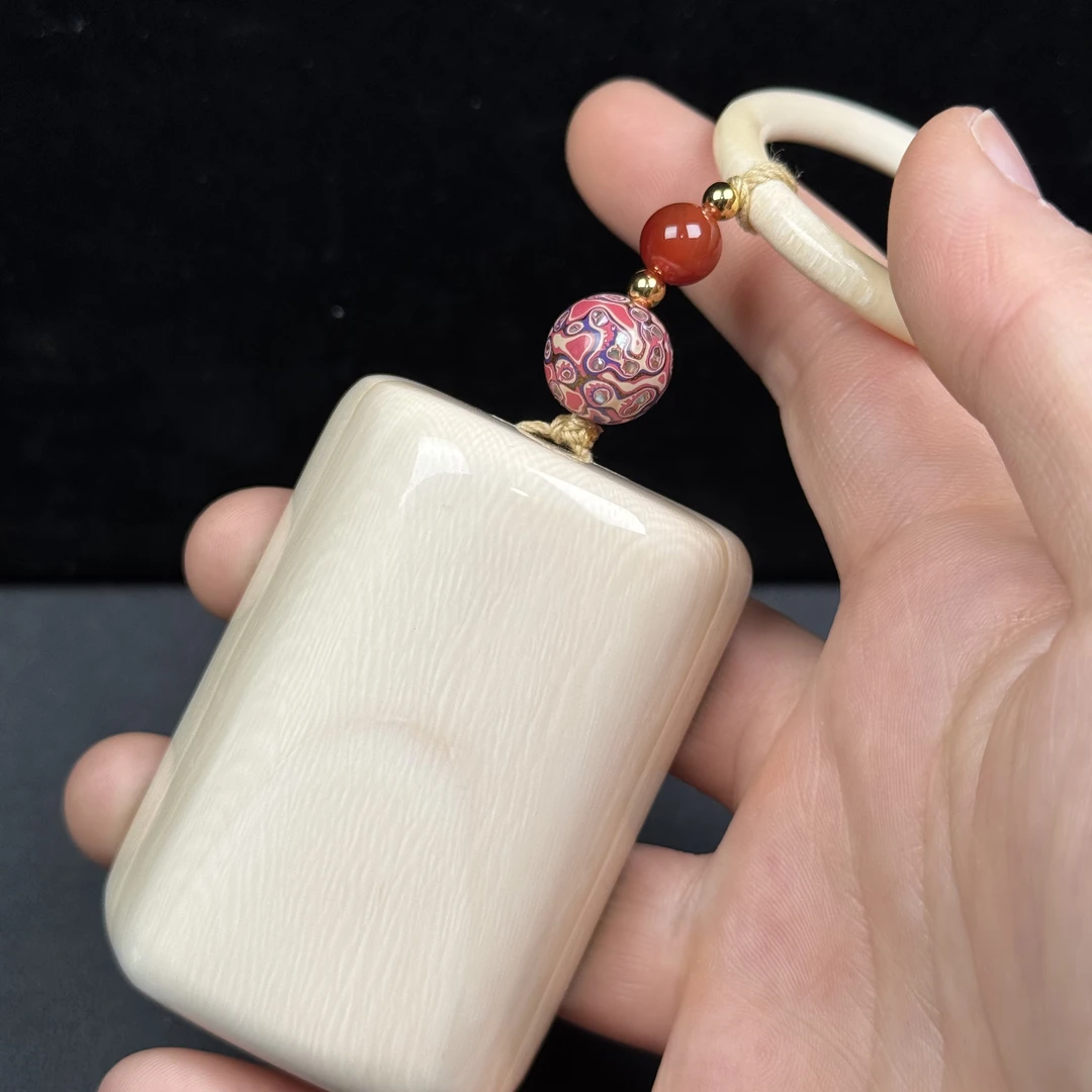 P4597天然猛犸牙 肥皂48*66*14*24mm 支持鉴定 假一罚四