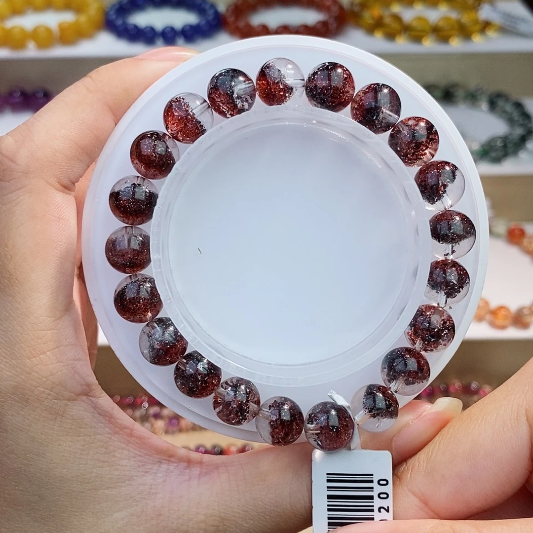 水晶手链未镶嵌金草莓9