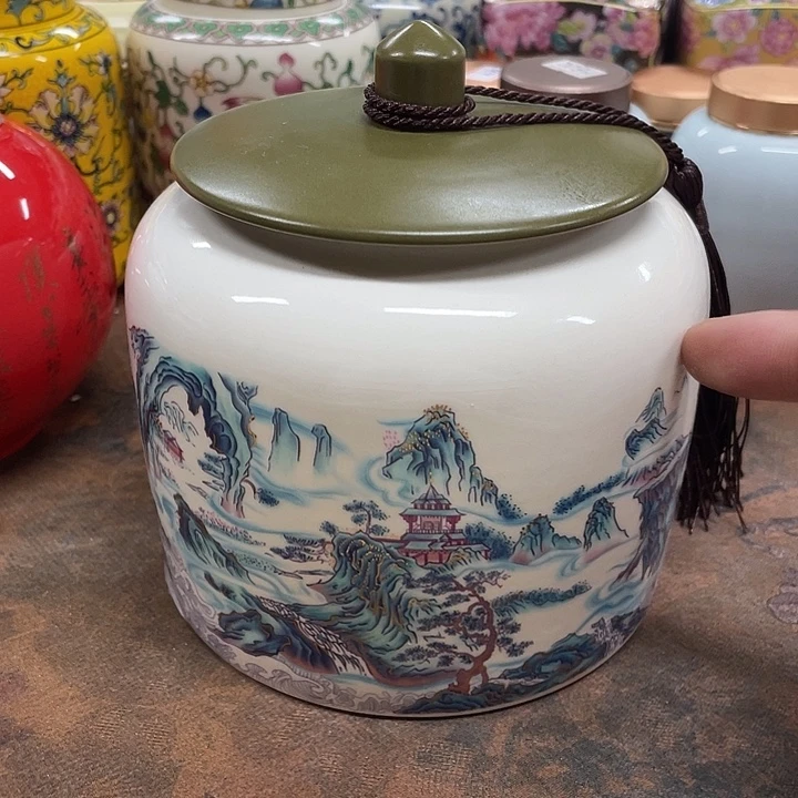 陶瓷罐茶叶罐密封罐储物罐
