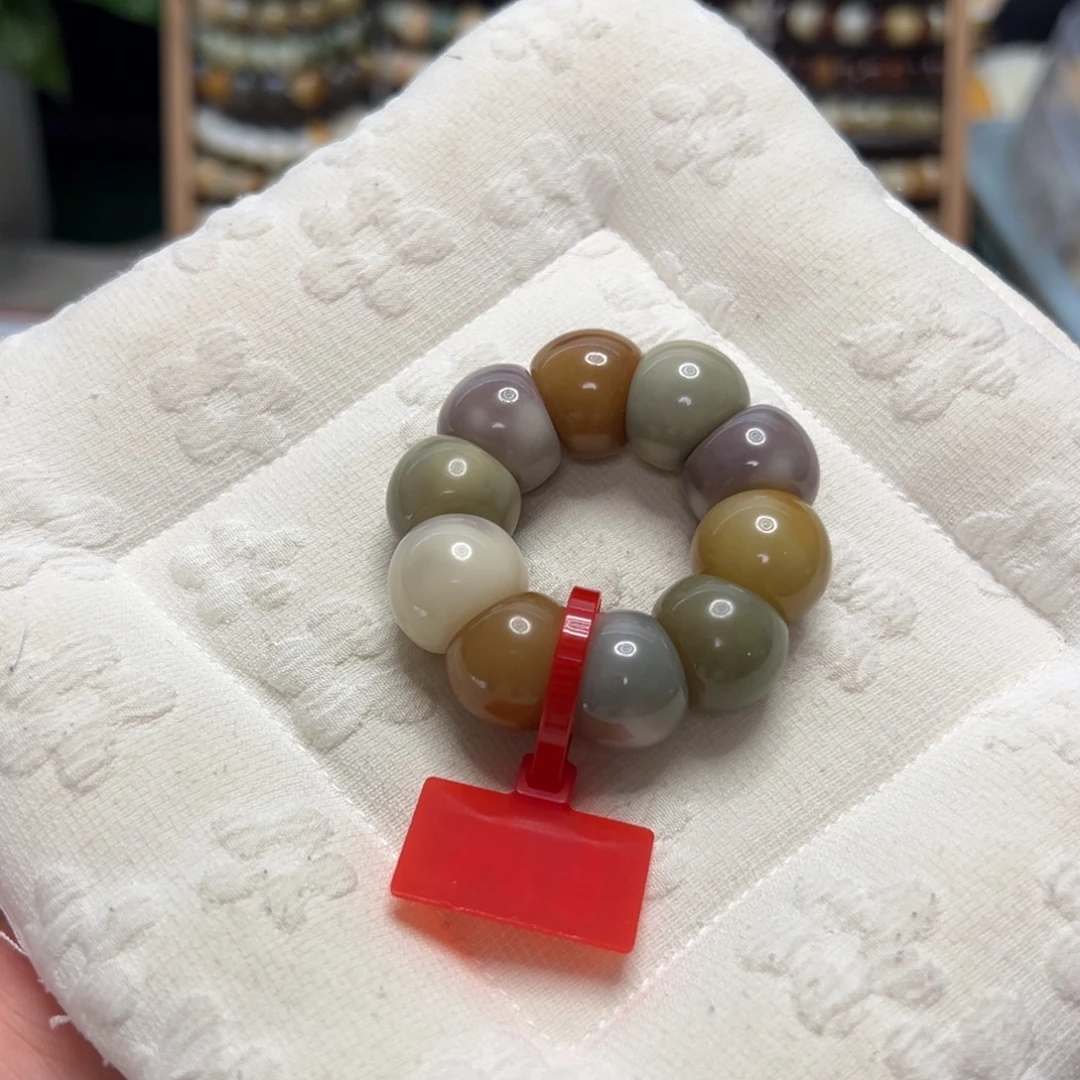 菩提根/象牙果手串卡15蒜瓣手捻微瑕