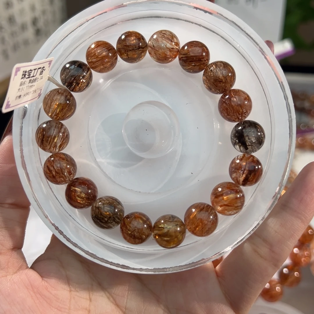 手链未镶嵌水晶黑金超七11