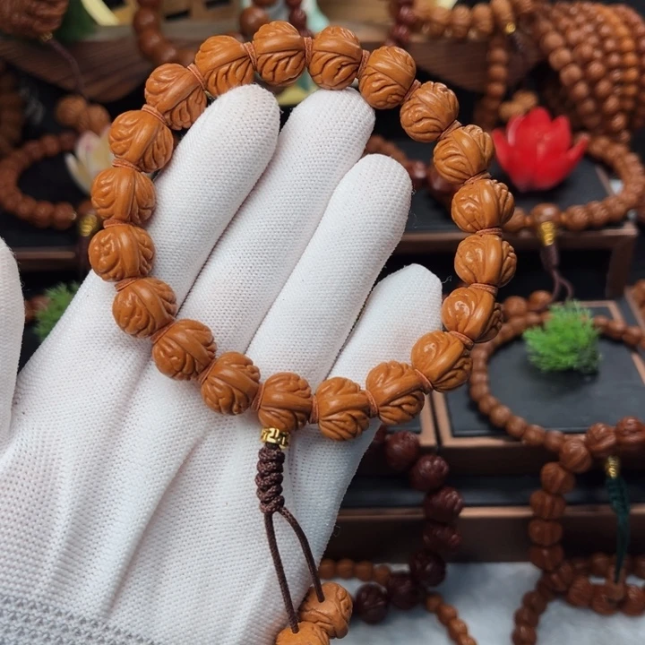 吊坠桃核14盘龙爆肚手持