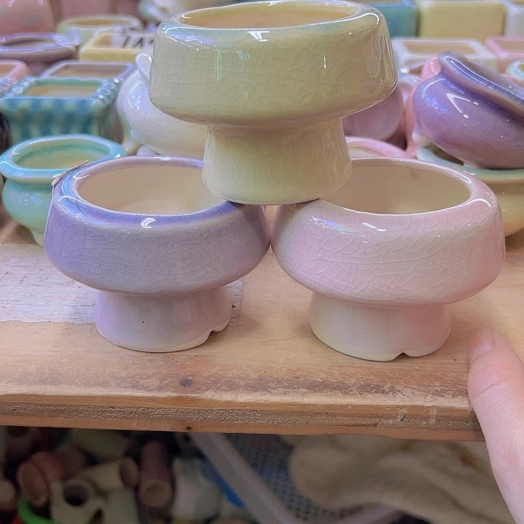 陶瓷花盆当场满12包邮