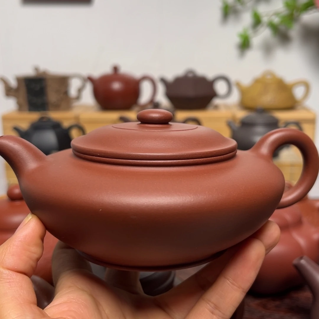 九***星茶壶紫砂全手工水扁