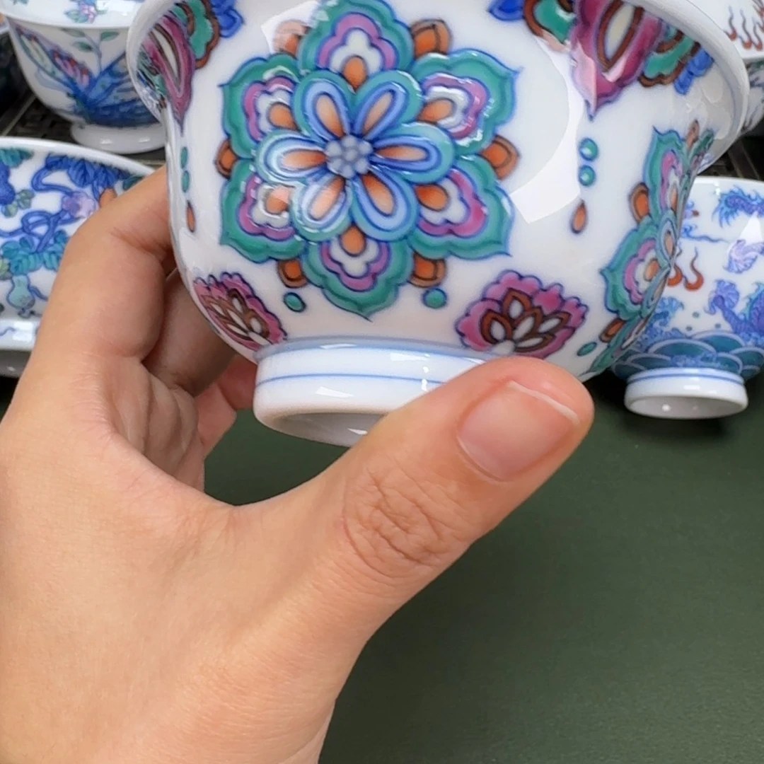 沙沙手工手绘茶具116
