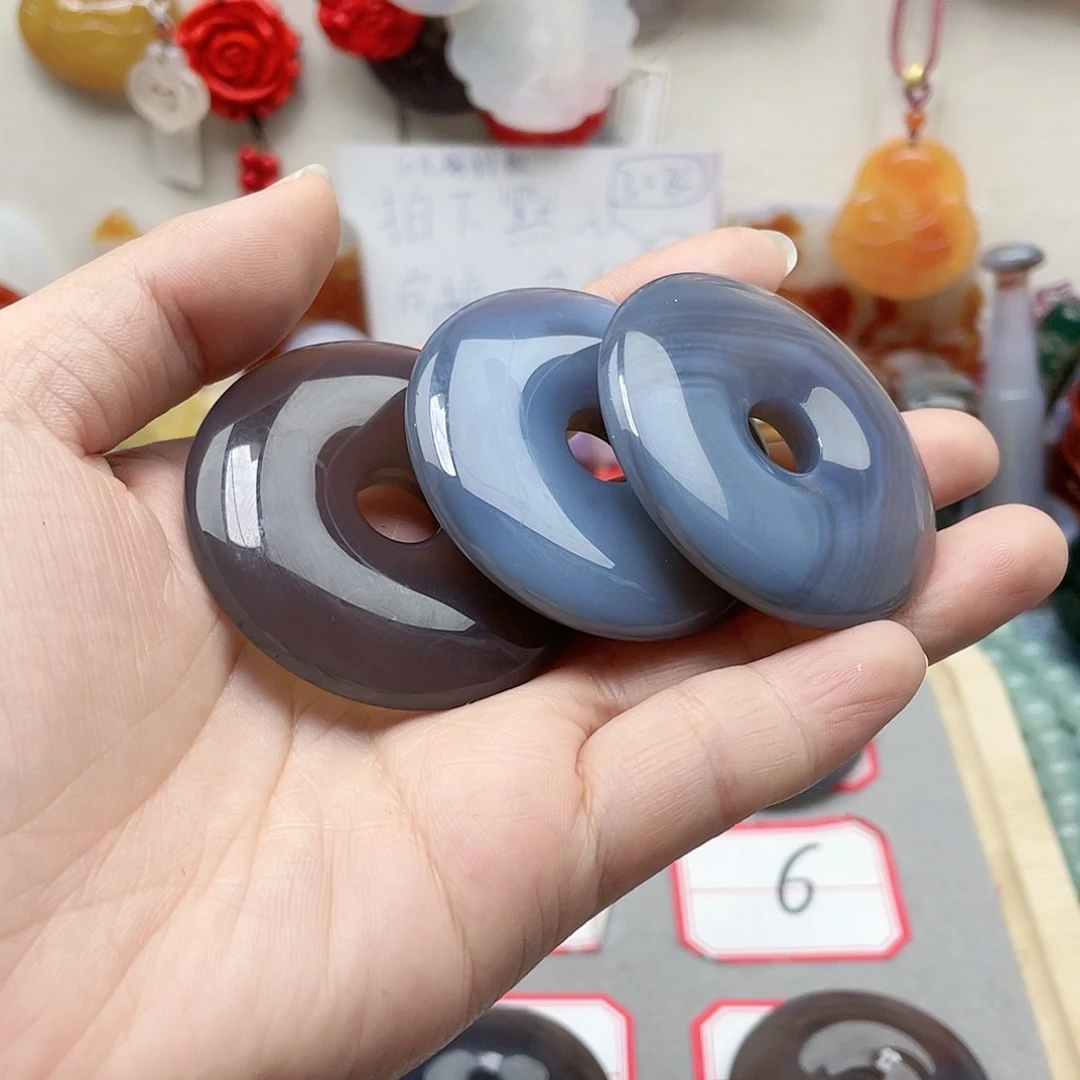 玛瑙/玉髓颈饰合金梦*