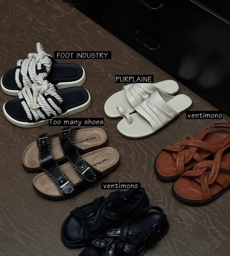 （价格链接）红舒适时尚休闲百搭夏季外穿厚底