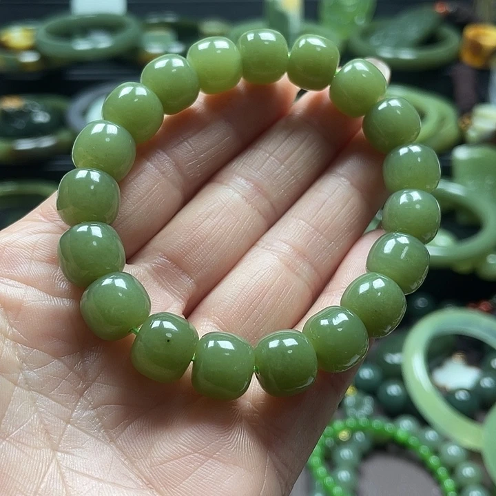 和田玉未镶嵌手链