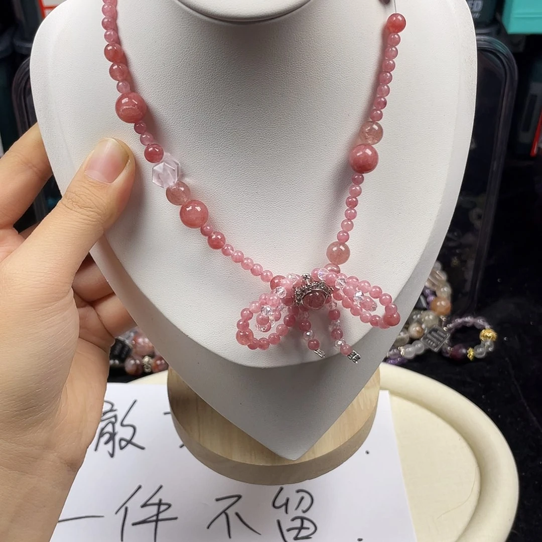 烟晶手链银S925镶嵌