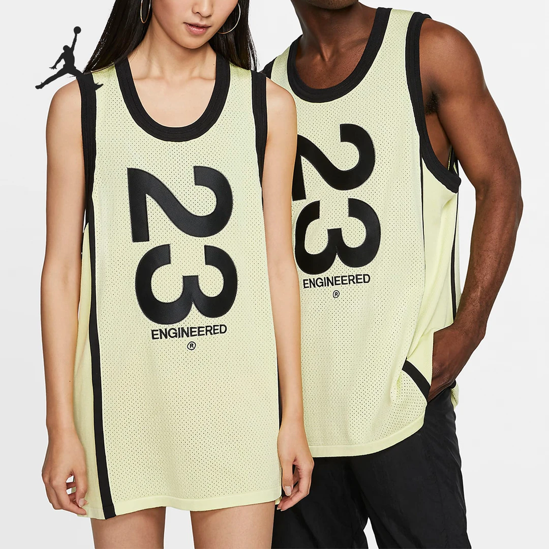 Nike/耐克正品Jordan男子透气篮球训练运动无袖T恤AT9782-335