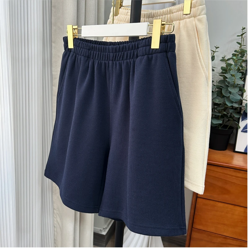 【自由呼吸】双色索罗娜珠地棉休闲外穿女短裤五分裤巨显瘦