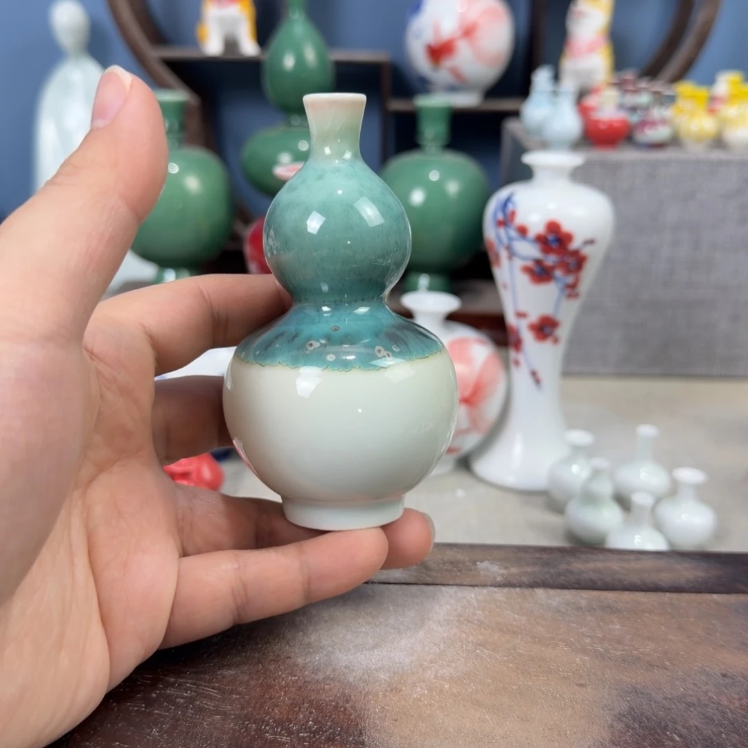 陶瓷手工小花器摆件