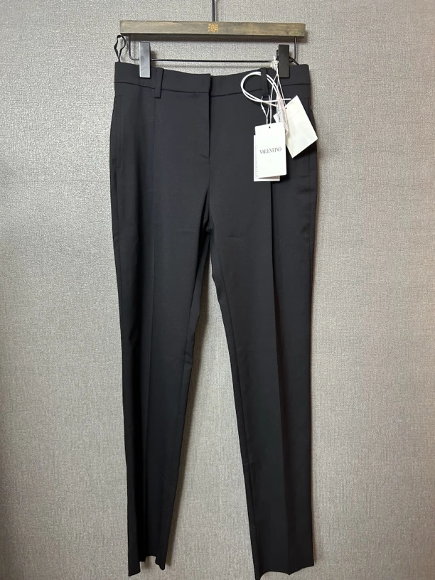 99新 Valentino/华伦天奴 华伦天奴黑色长裤西裤99新