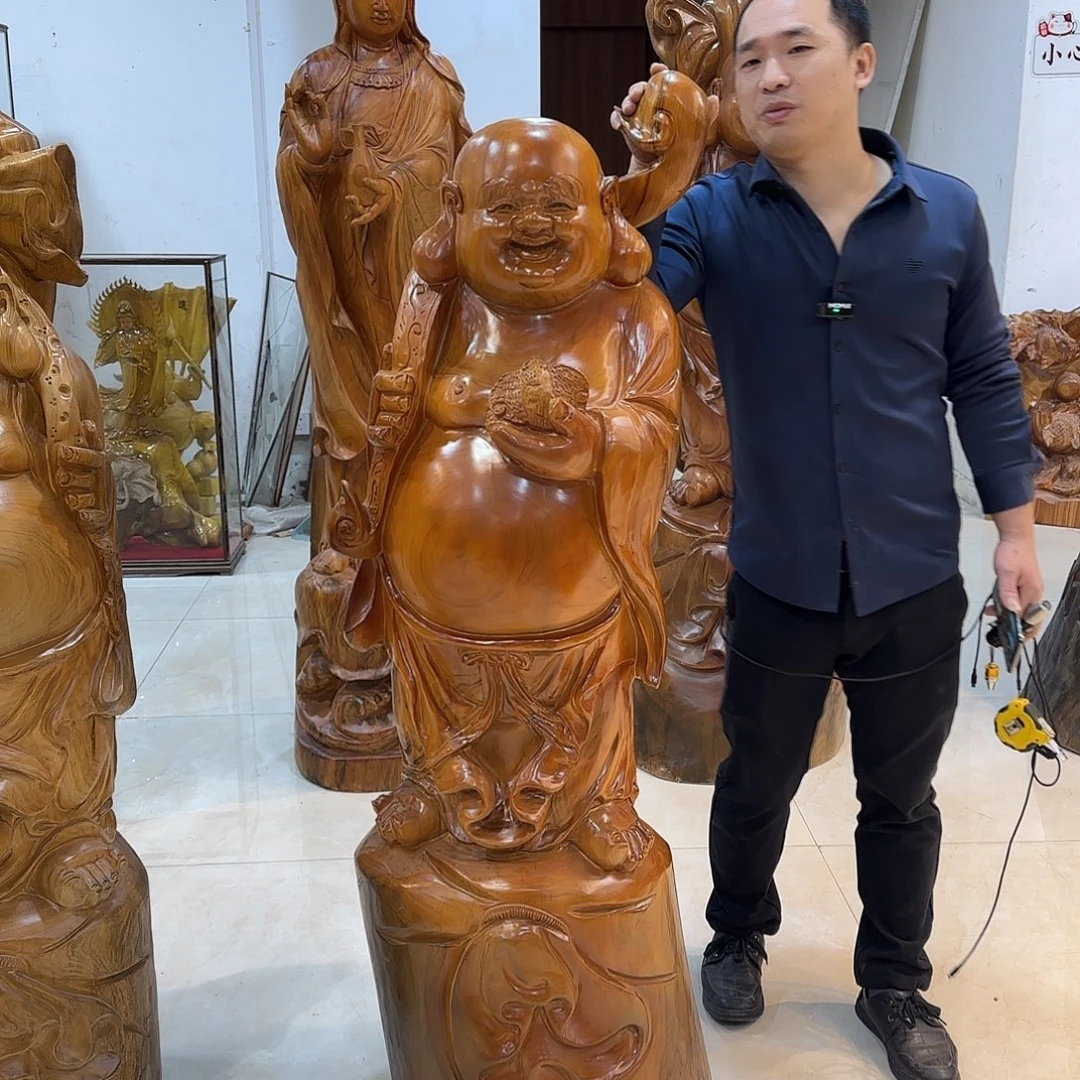 清***鹿木工艺品摆件包邮