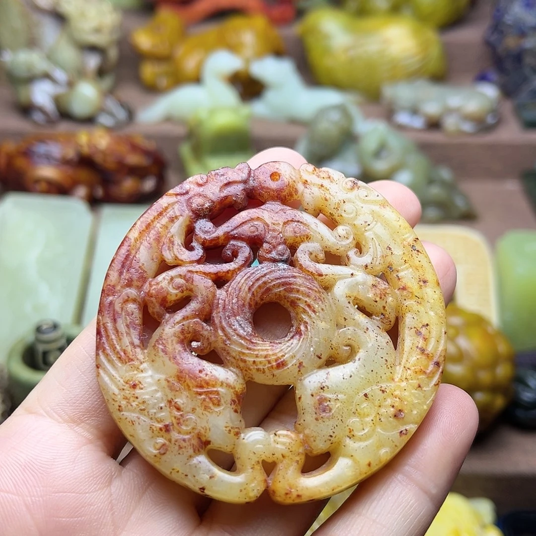 白玉菩提吊坠31。。
