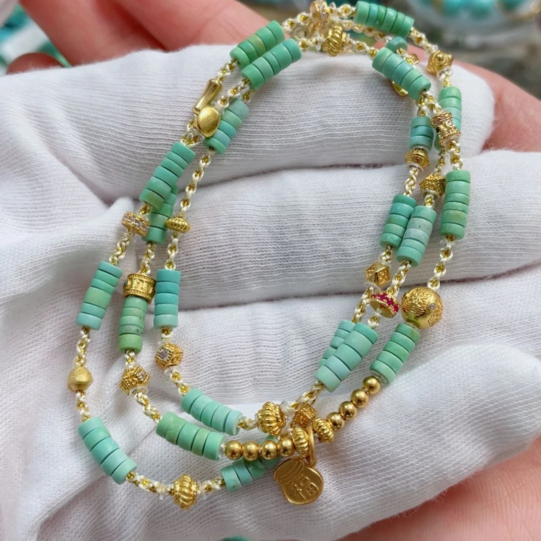 绿松石珠宝奇石未镶嵌