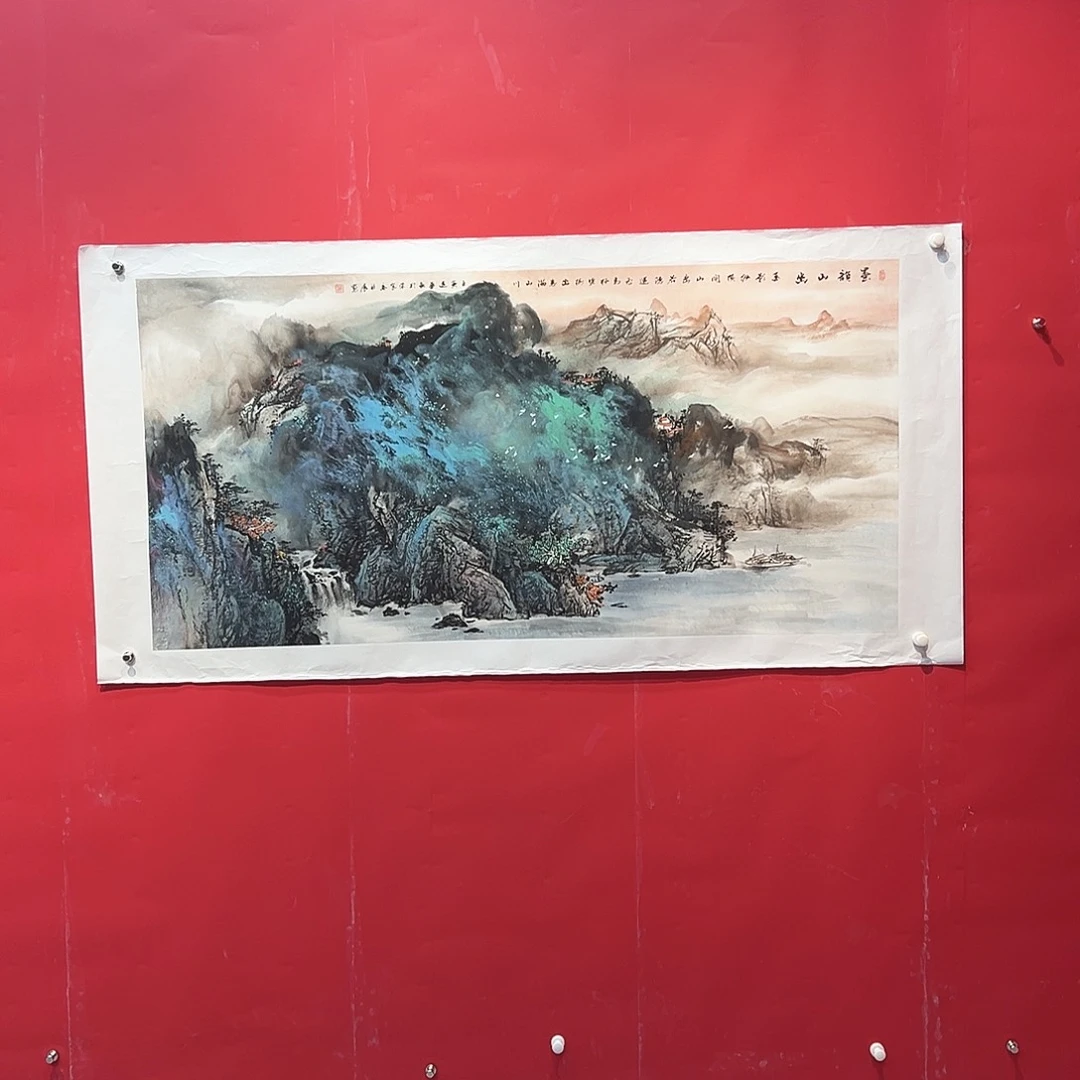 国画画家陆远华纯手绘宣纸作品