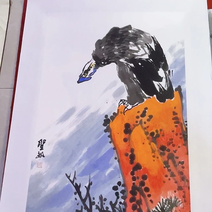 国画张圣敏先生纯手绘作品
